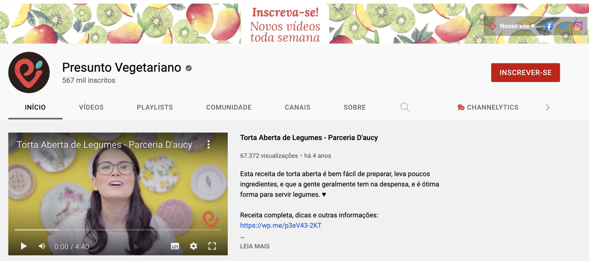 Canal Presunto Vegetariano