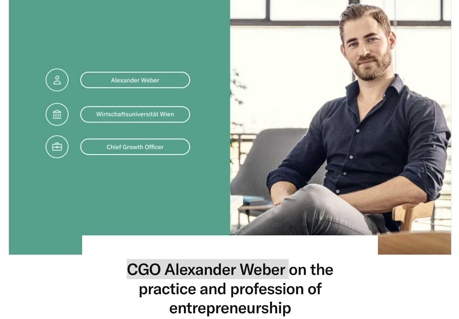 exemplo de liderança de pensamento: N26